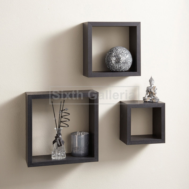 Box Shelf Set Black