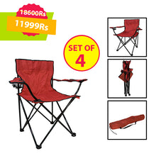 Set of 4 Camping Chairs