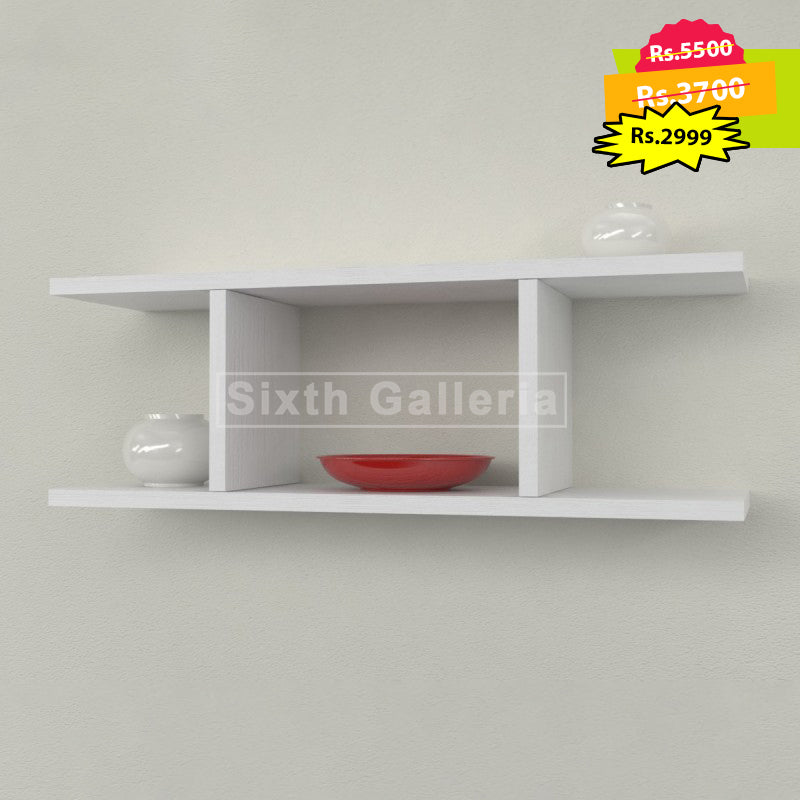 Hosea Shelf White Single