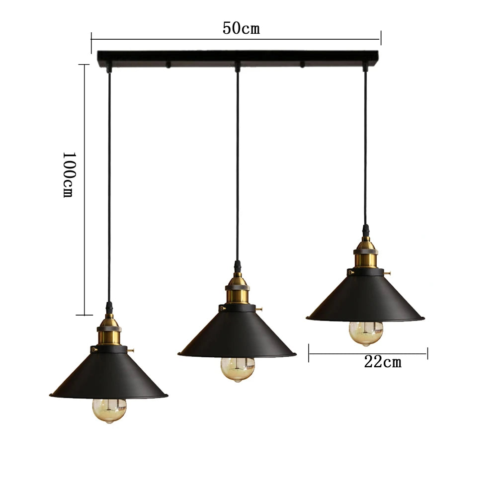 Vintage Pendant Loft Retro Chandelier Hanging light