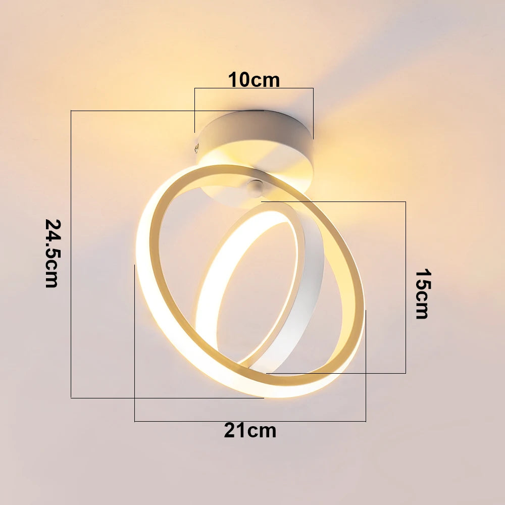 Modern Minimalist Ceiling Lamps F-White-2
