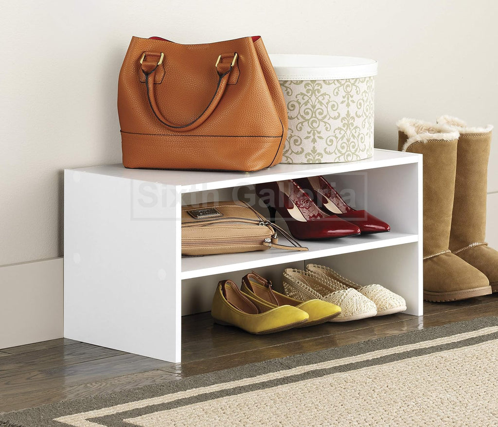 Dutch Shoe Rack White Standard