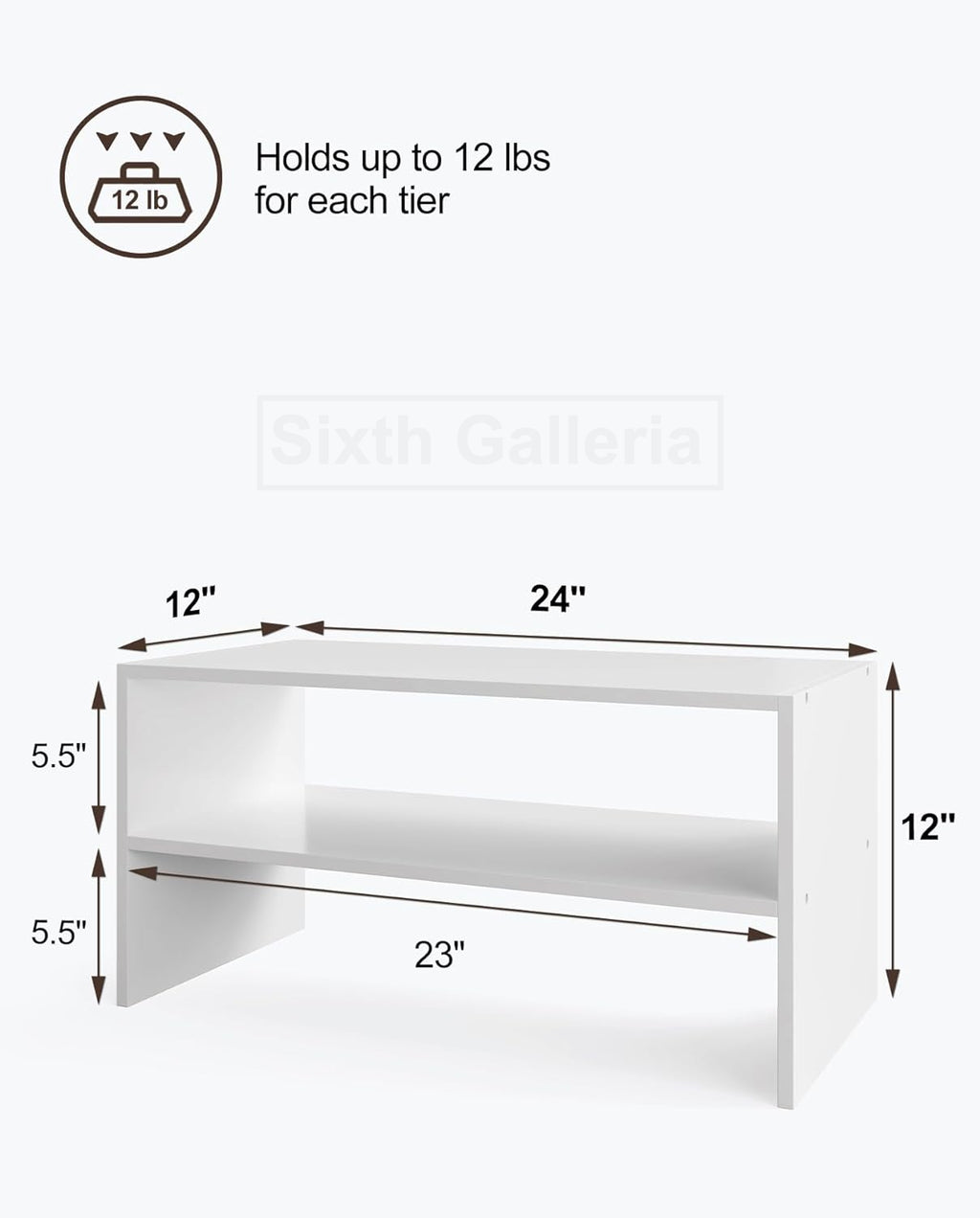 Dutch Shoe Rack White