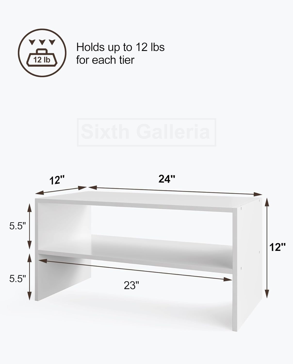 Dutch Shoe Rack White