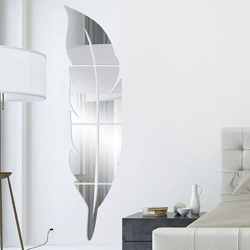 Leaf Wall Art Silver