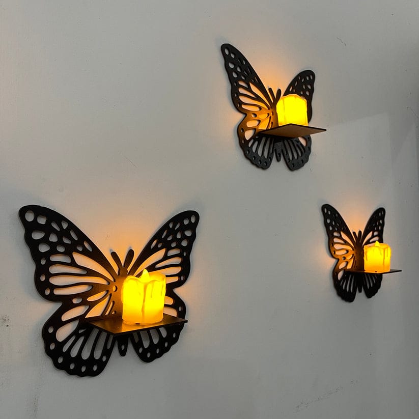 Butterfly Shelves Set of 3