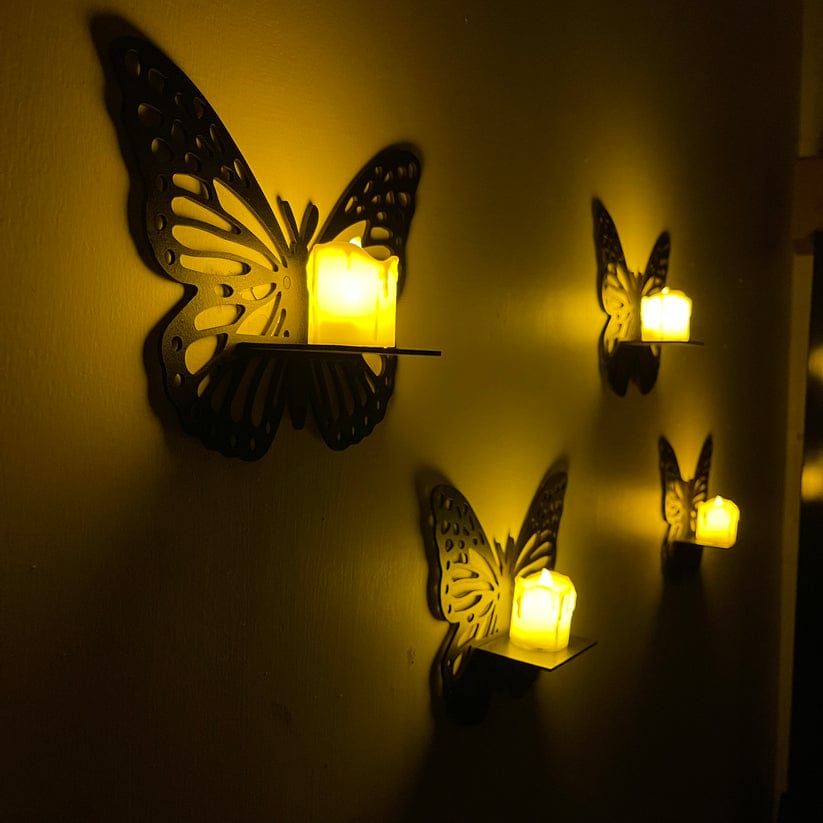 Butterfly Shelves Set of 3