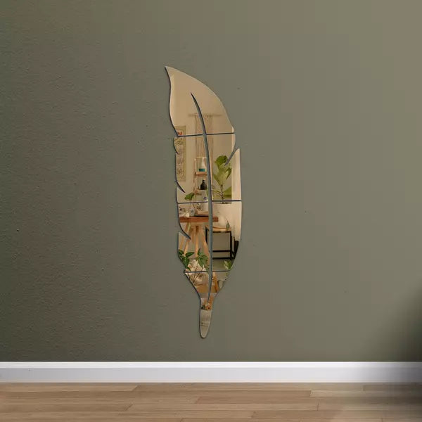 Leaf Wall Art Golden