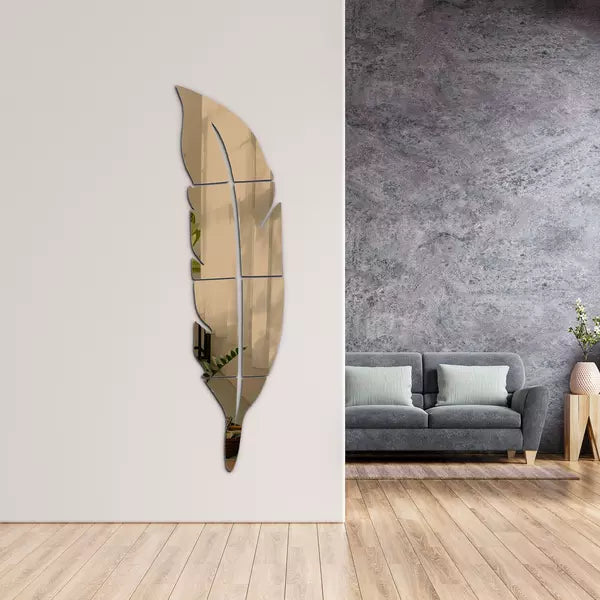 Leaf Wall Art Golden