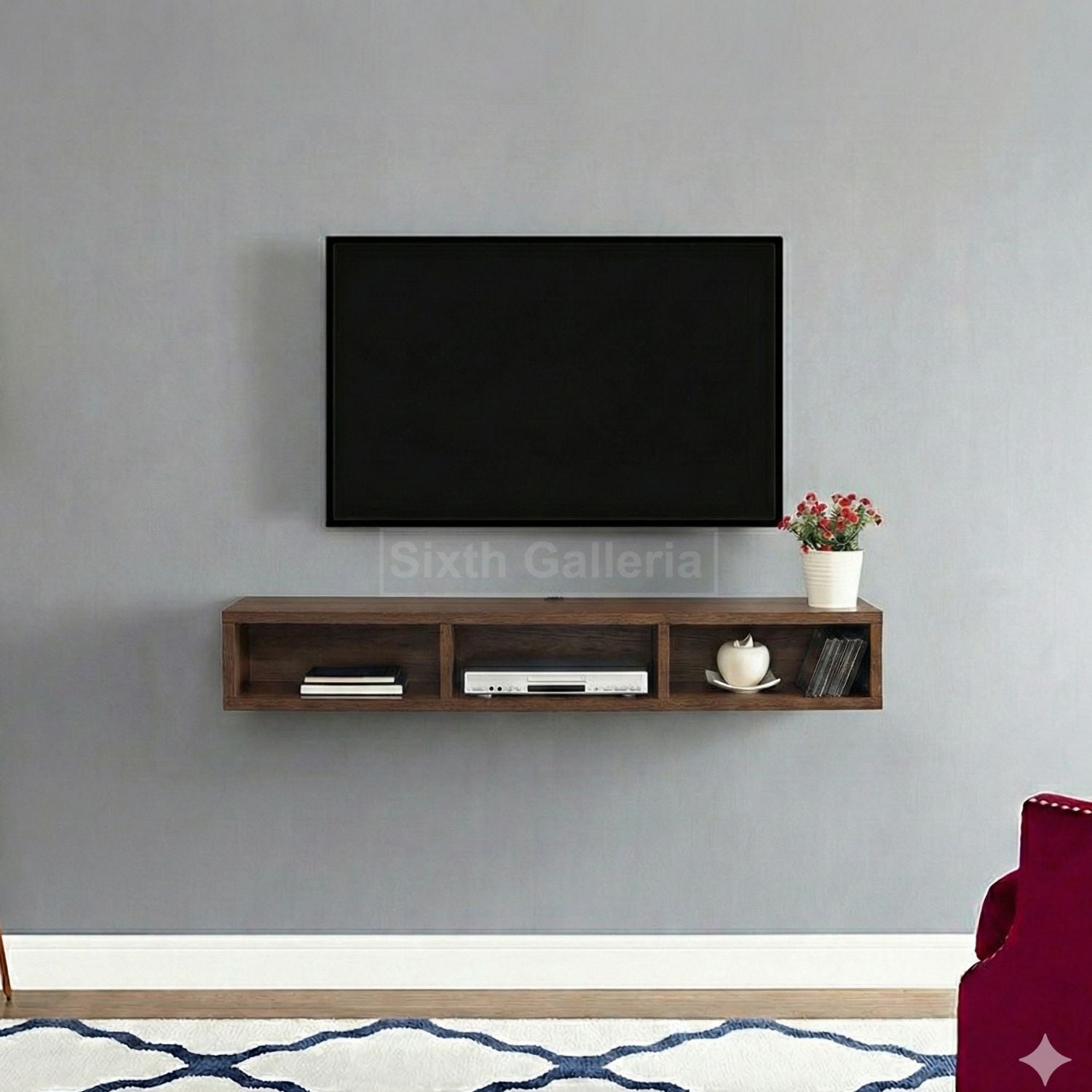 Levin Console Walnut Brown