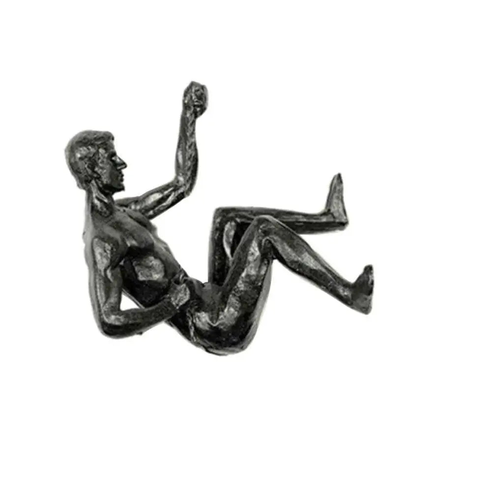 Rock Climbing Athlete Resin Sculptures Statue