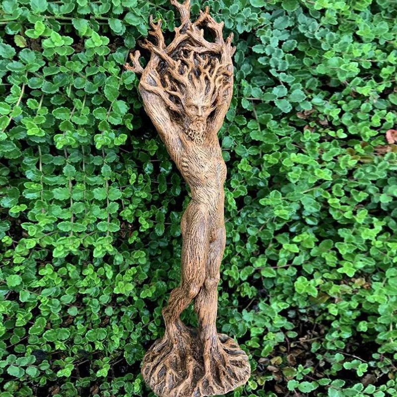 Tree Root Forest Goddess Statue Resin Sculpture
