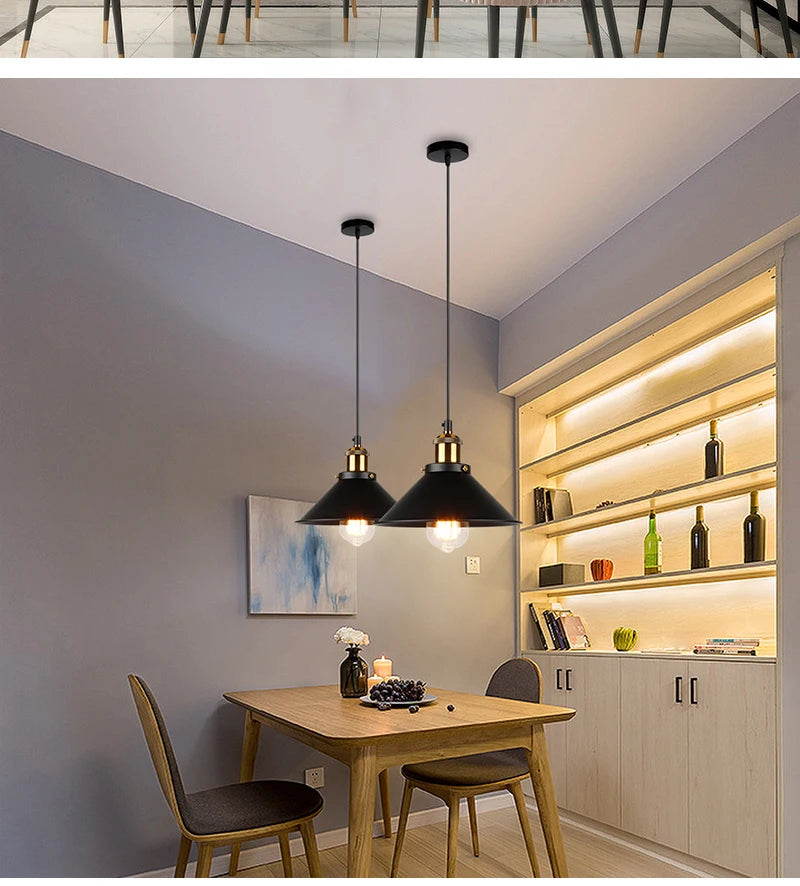 Vintage Pendant Loft Retro Chandelier Hanging light