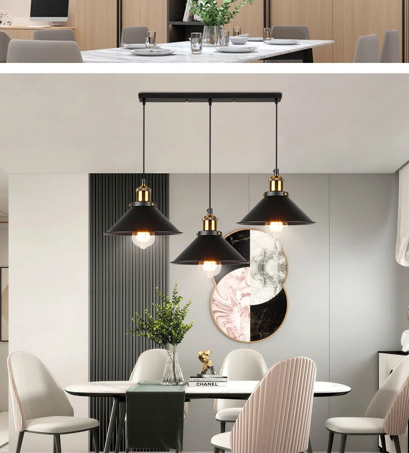 Vintage Pendant Loft Retro Chandelier Hanging light