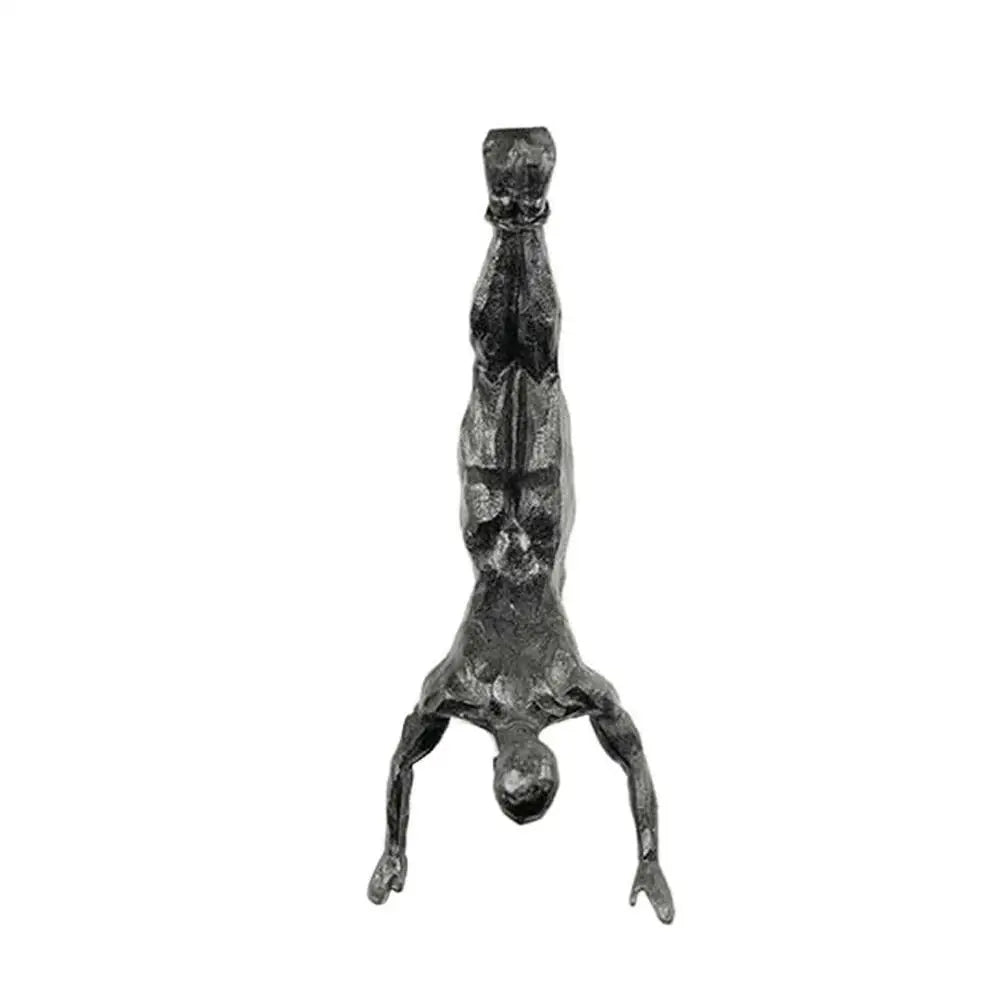 Rock Climbing Athlete Resin Sculptures Statue