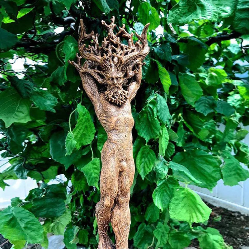 Tree Root Forest Goddess Statue Resin Sculpture