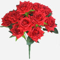 Red Rose Flower Bunch