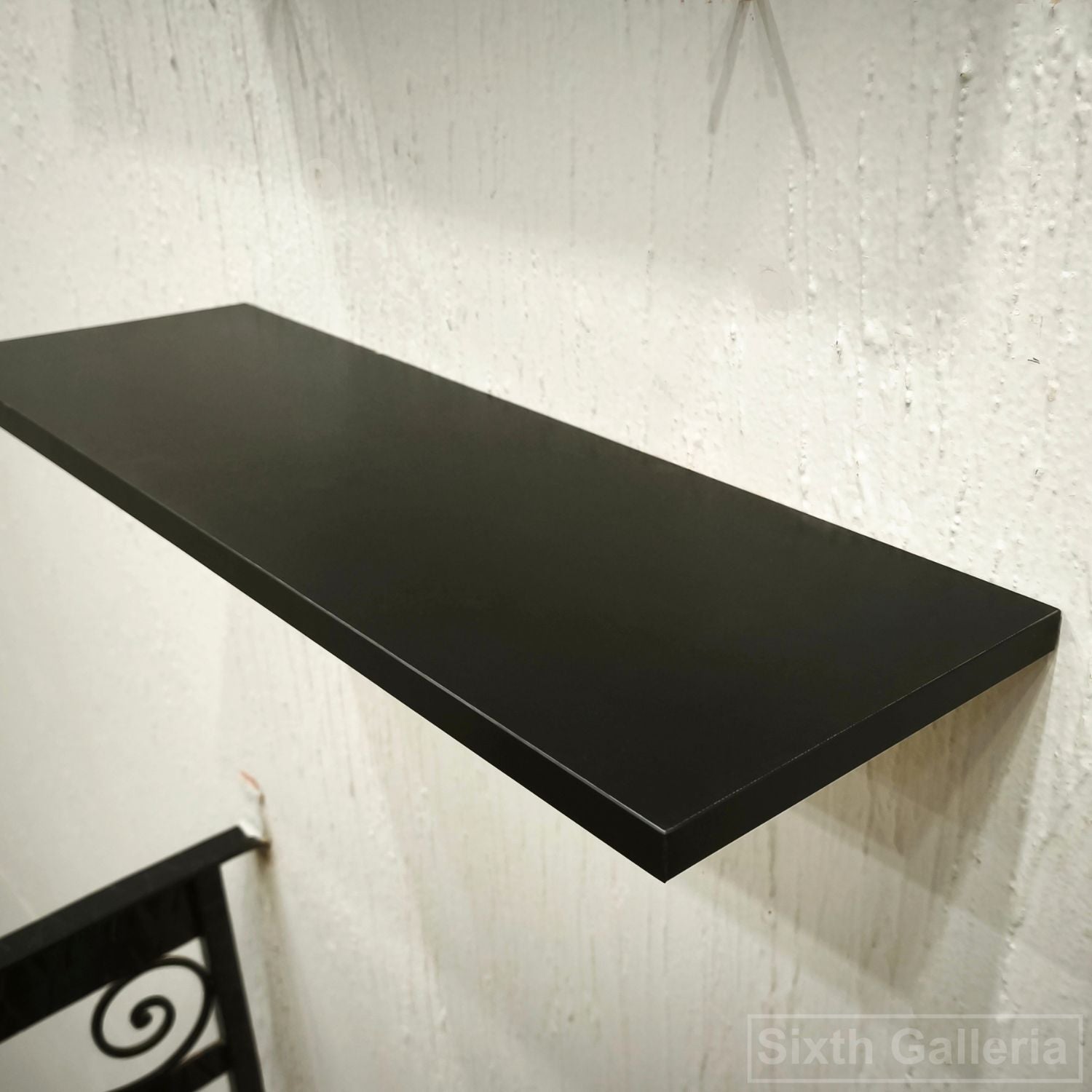 Single Floating Shelf Black