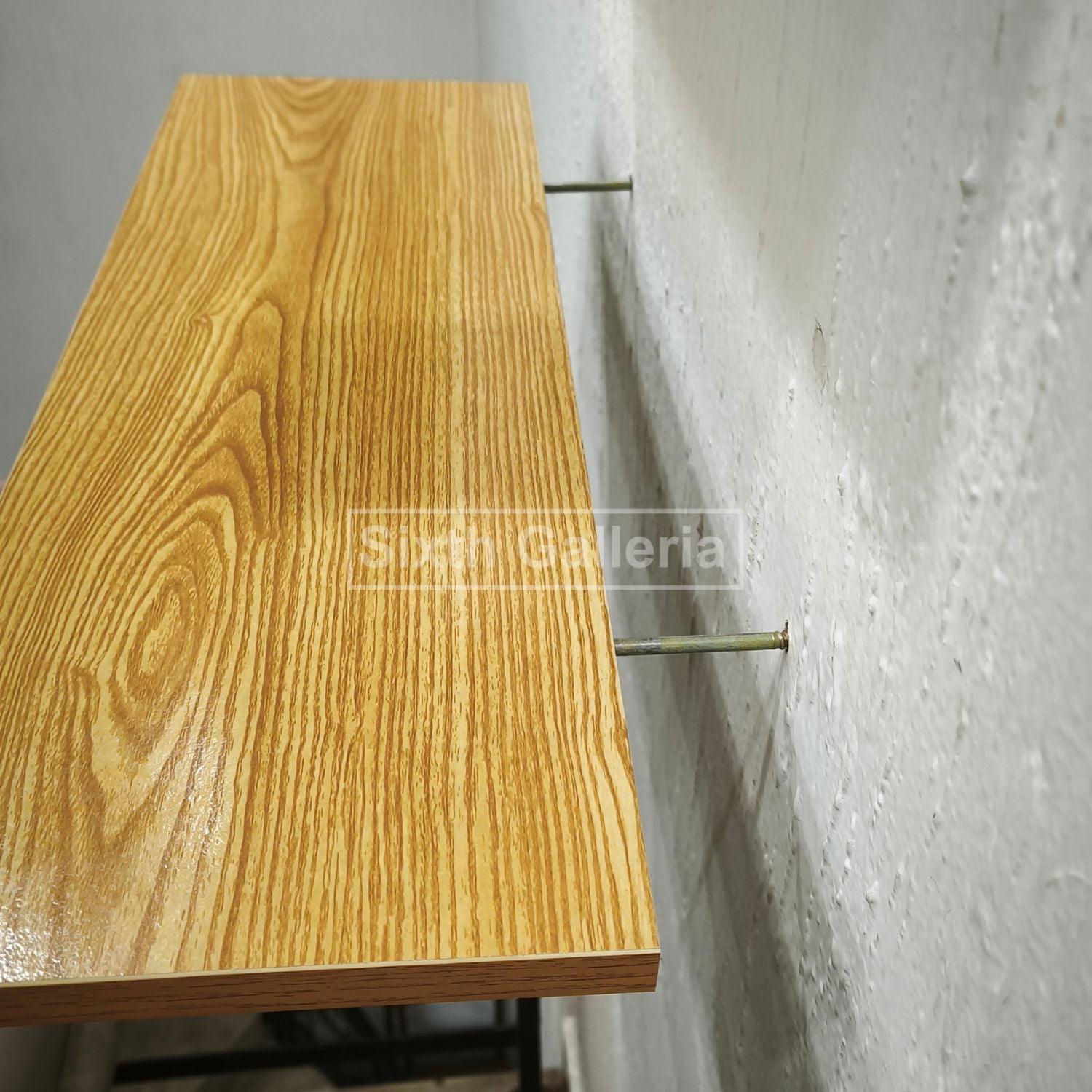 Single Floating Shelf Oak Brown