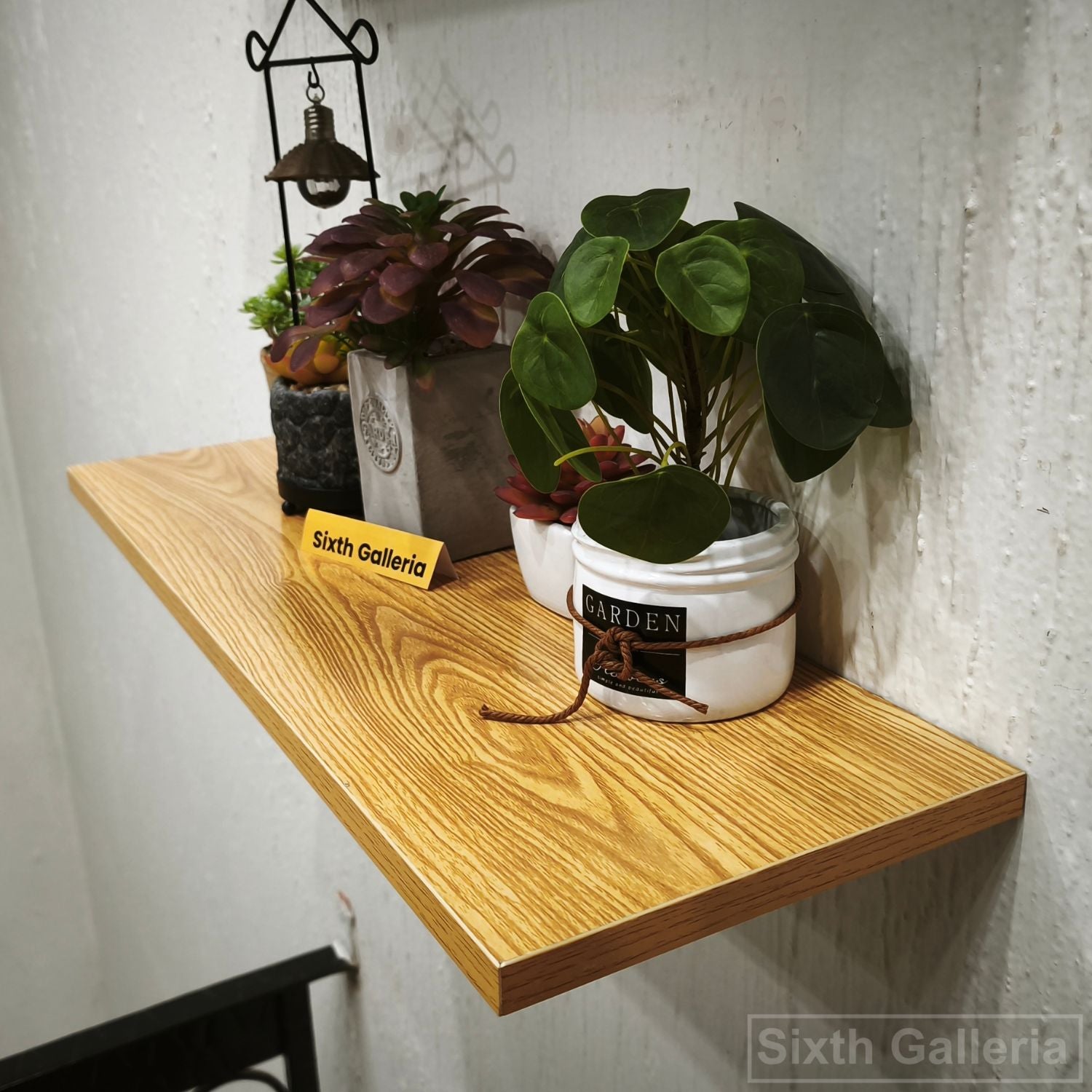 Single Floating Shelf Oak Brown