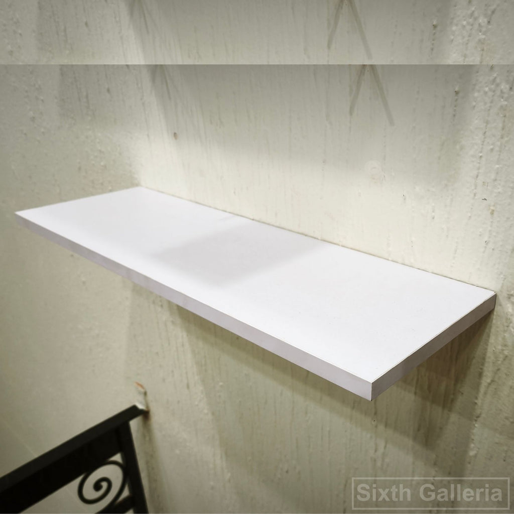 Single Floating Shelf White