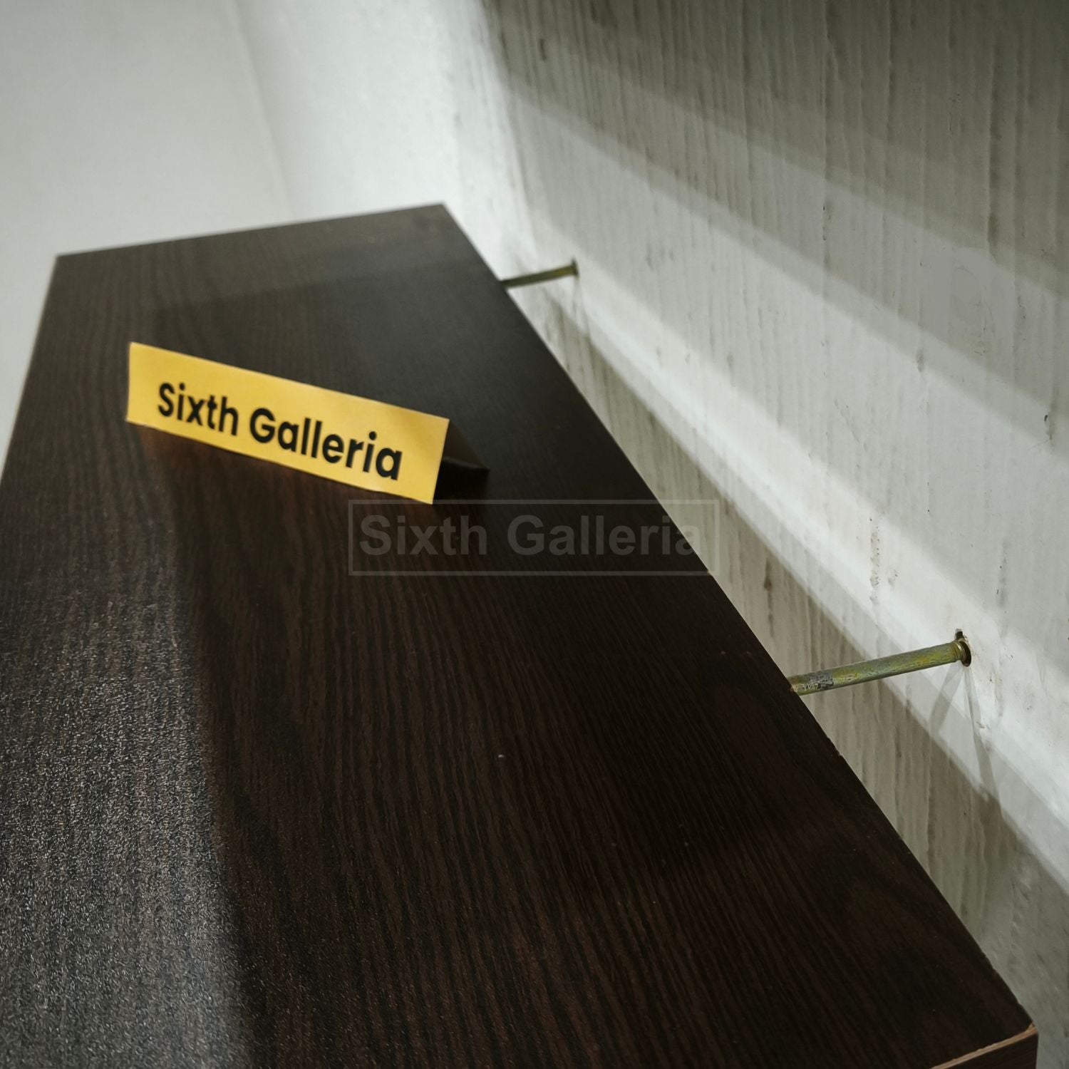 Single Floating Shelf Walnut Brown