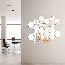 Hexagon Wall Decor Silver