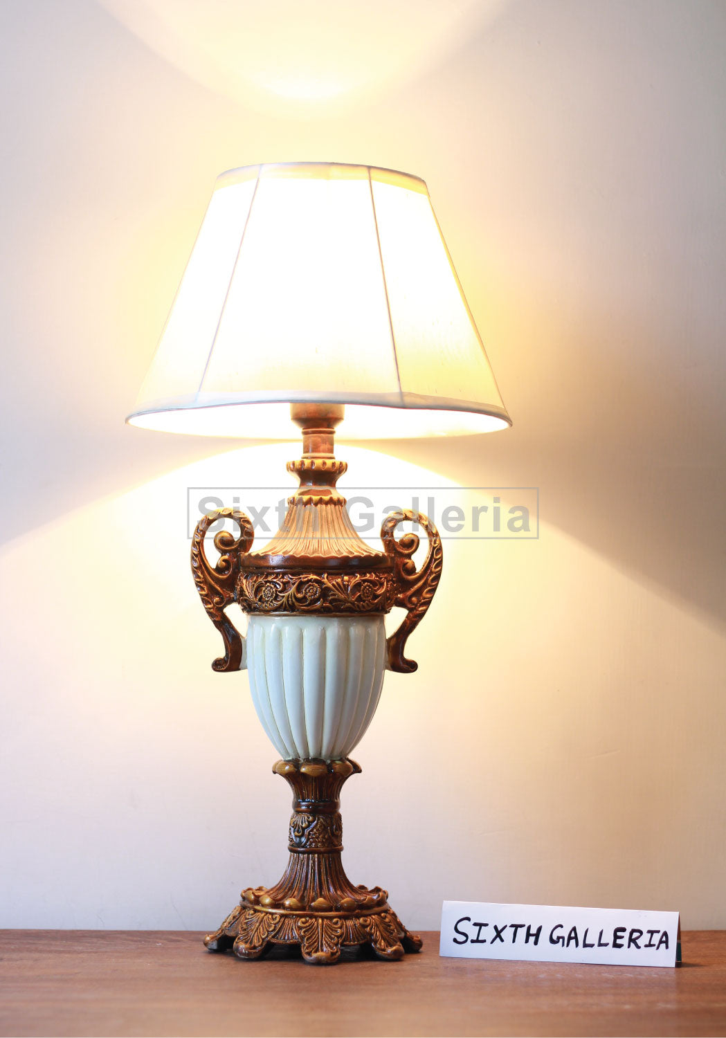 Pair of Caesar Lamps