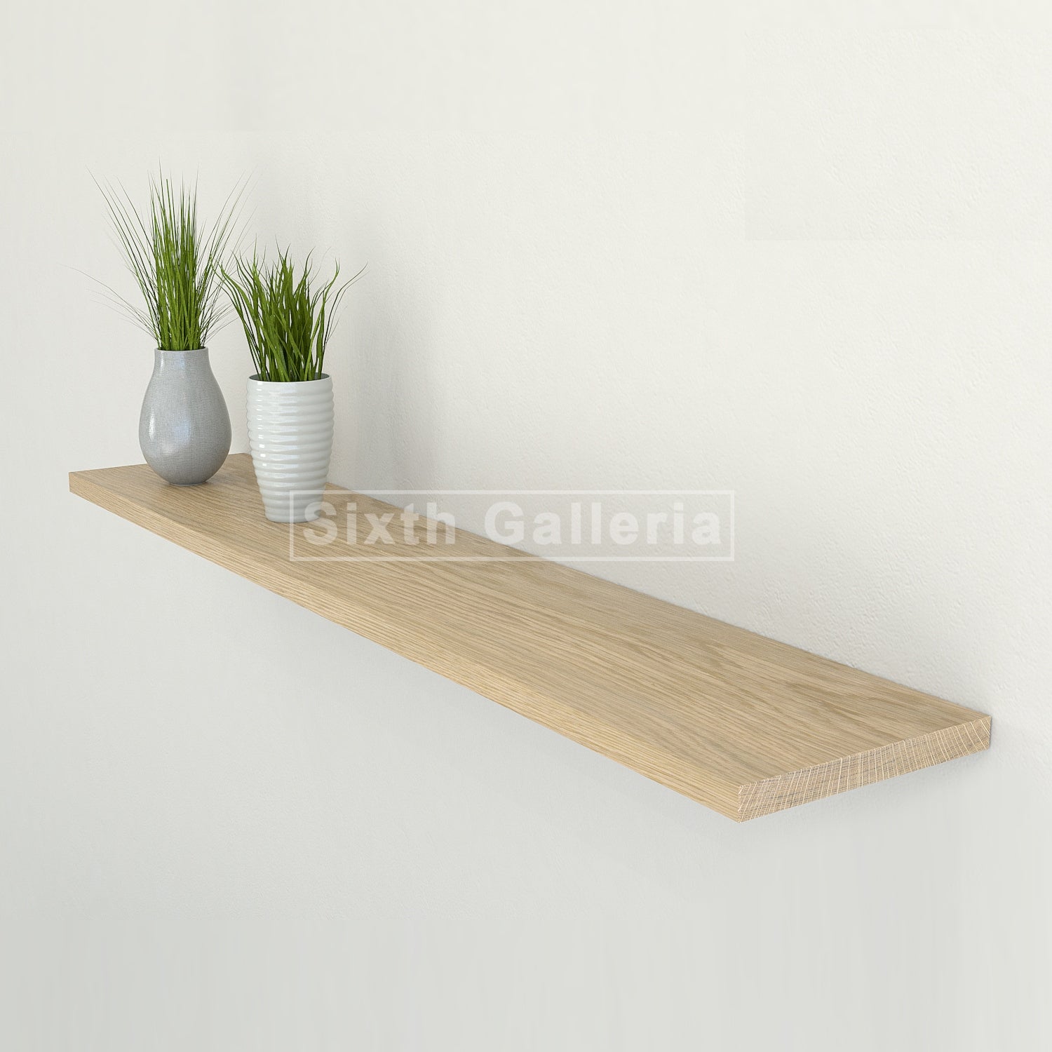Single Floating Shelf Oak Brown
