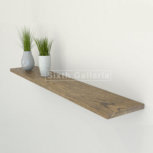 Single Floating Shelf Walnut Brown