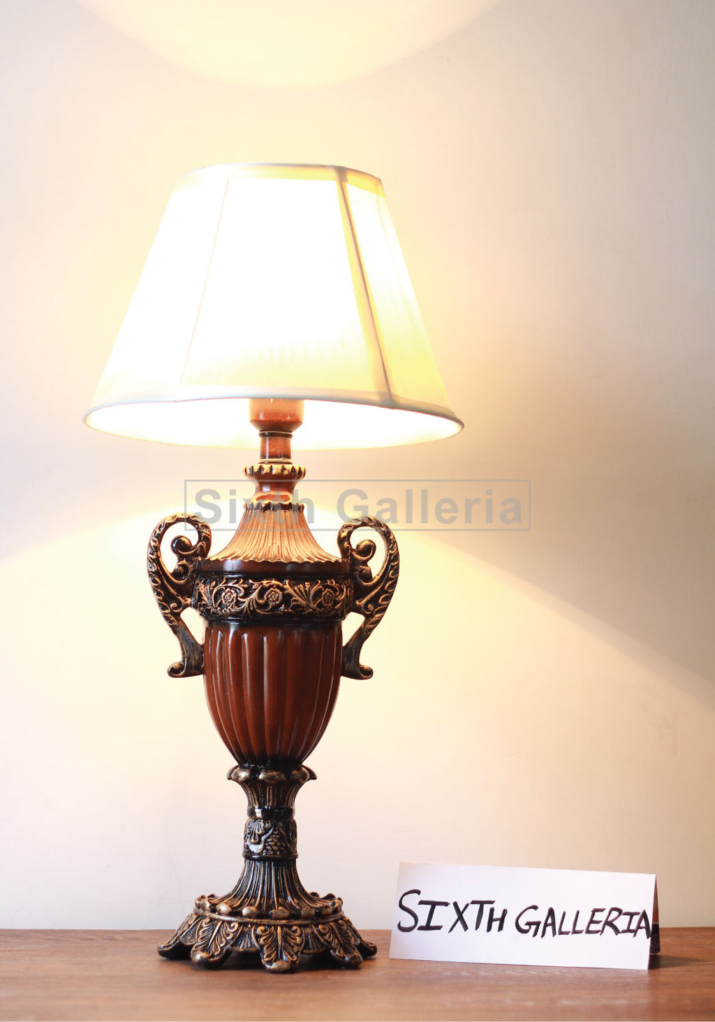 Pair of Dark Caesar Lamps