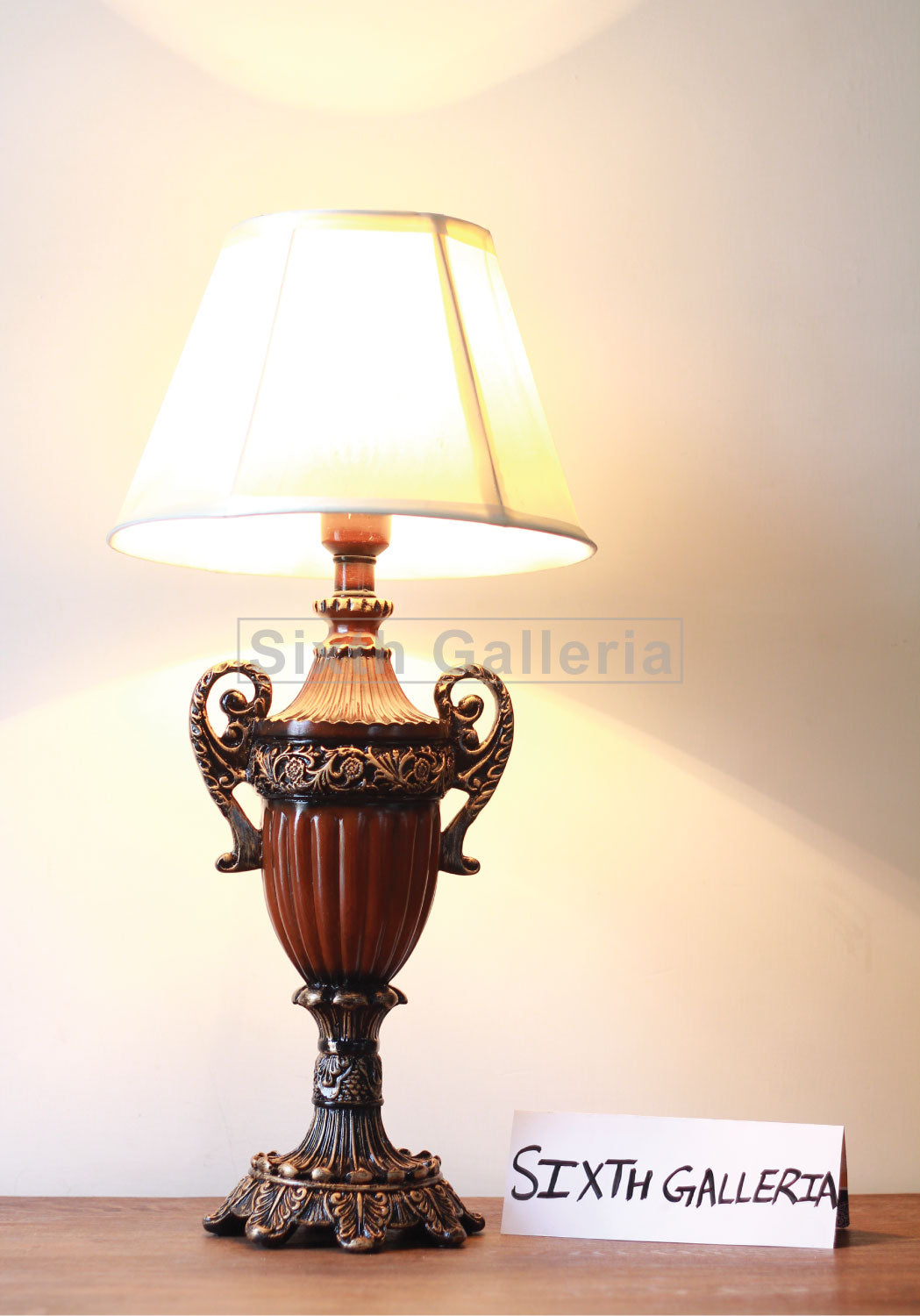 Pair of Dark Caesar Lamps