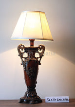 Pair of Dark Rosella Lamps
