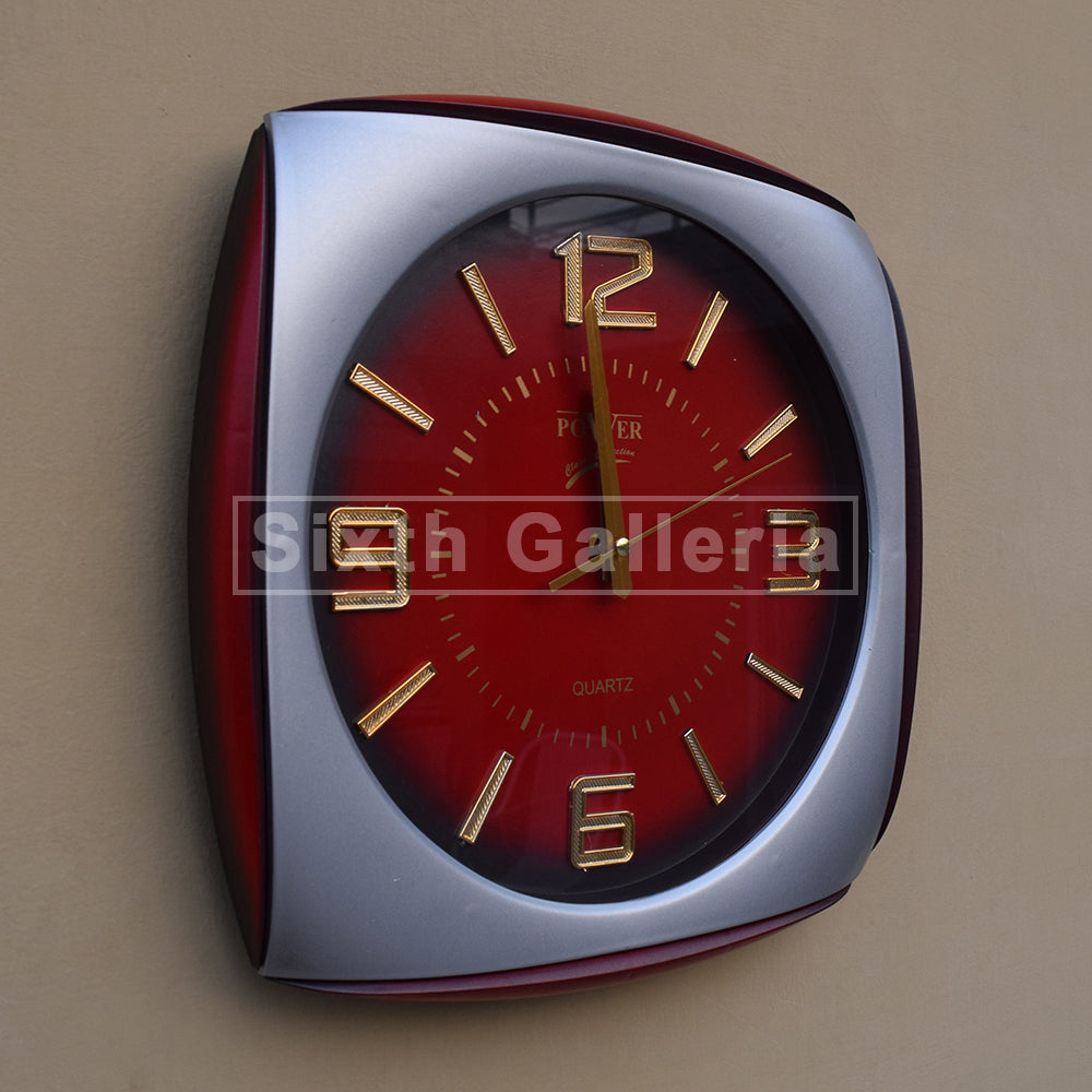 Fera Clock Red