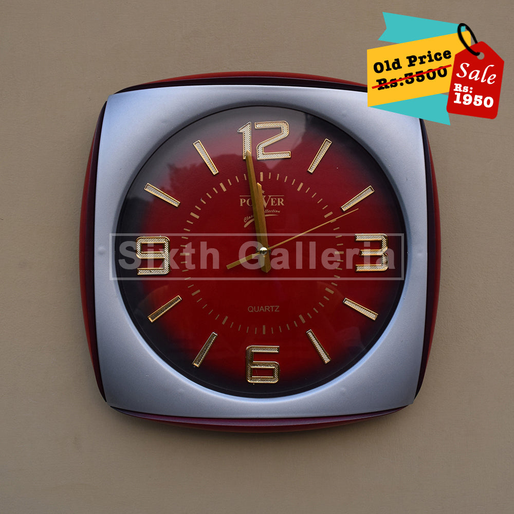 Fera Clock Red