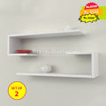 Fera Shelves White Set of 2