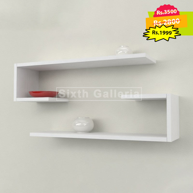 Fera Shelves White Single