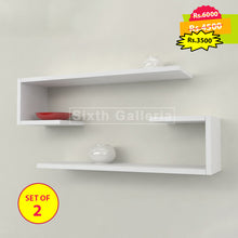 Fera Shelves White (Set of 2)