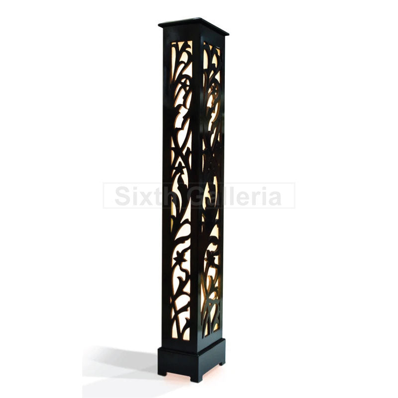 Leaves Cutwork Floor Lamp
