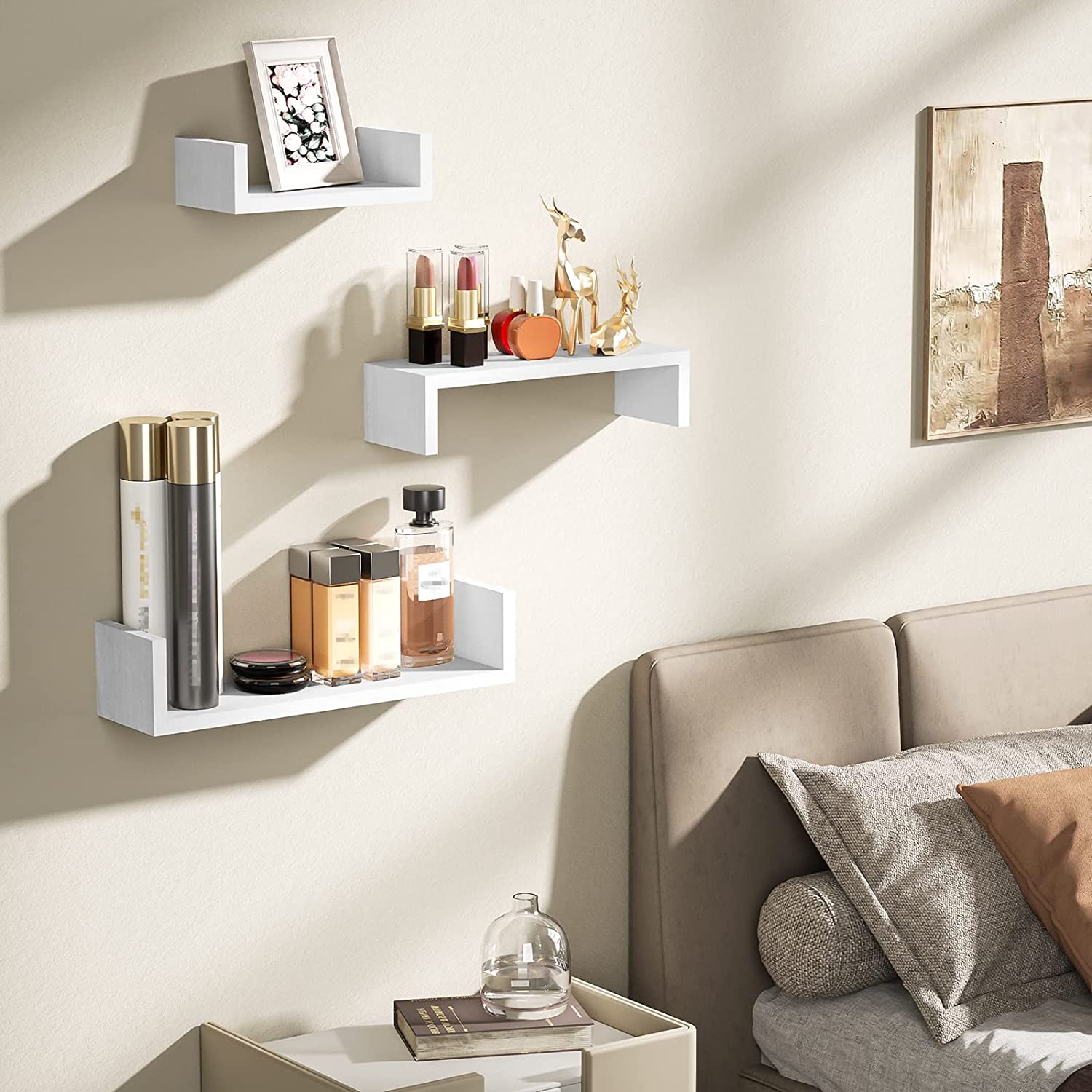 Alozay Shelf Set White