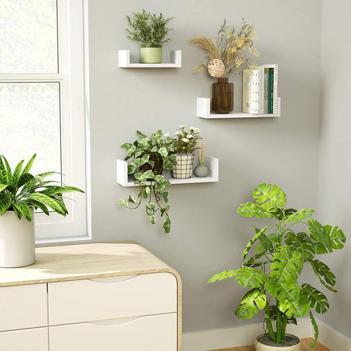 Alozay Shelf Set White