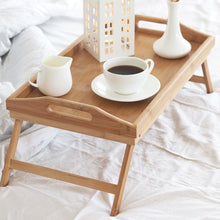 Bed Table Light Brown