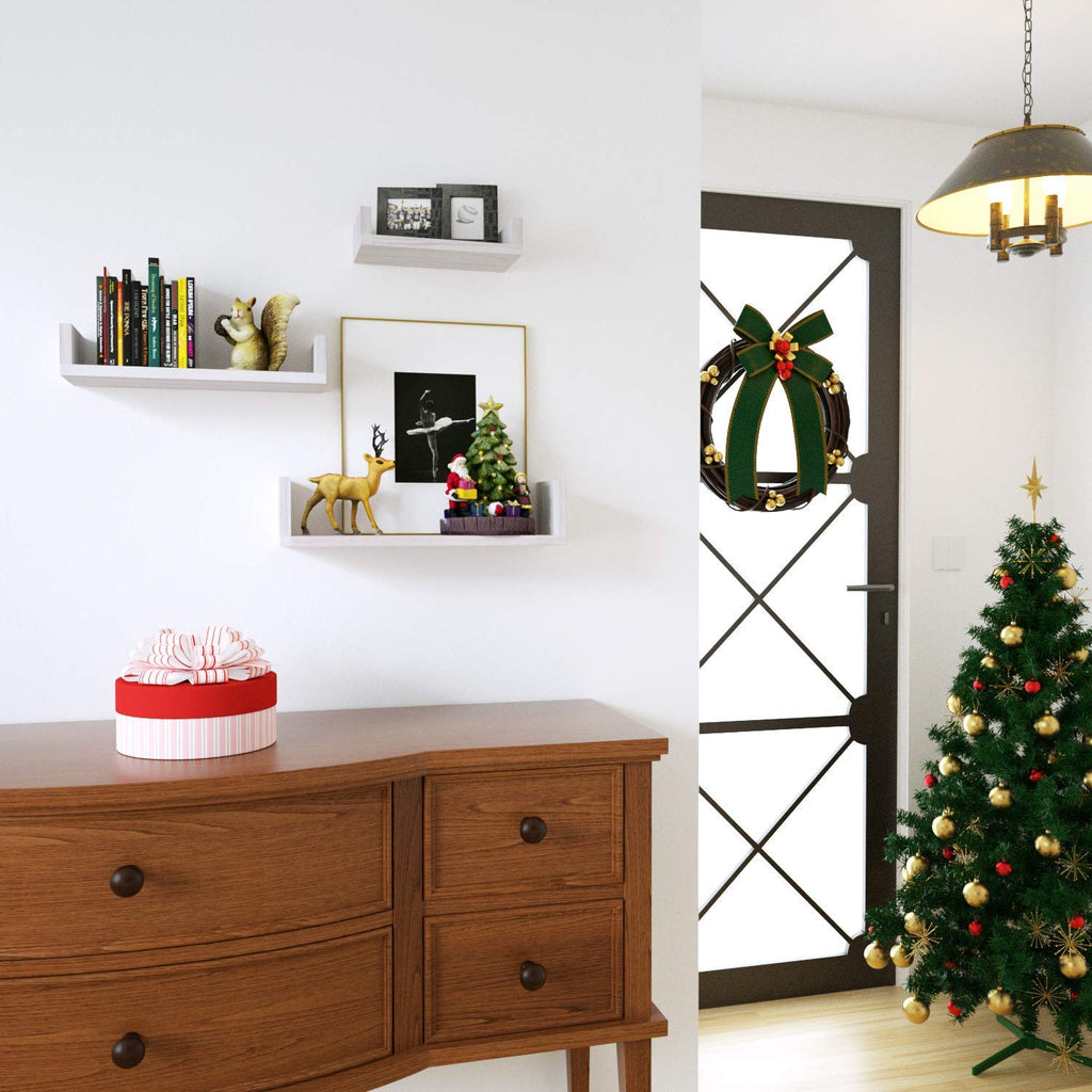 Alozay Shelf Set White