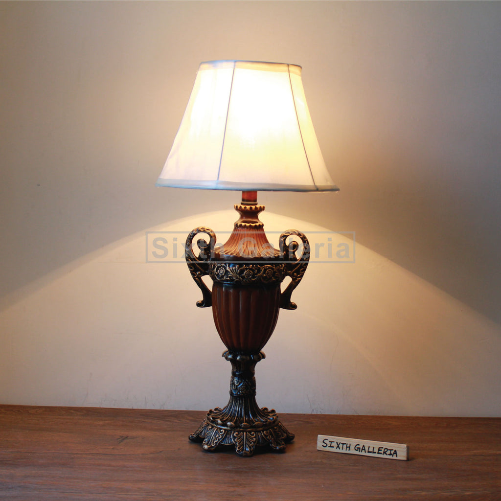 Pair of Dark Caesar Lamps