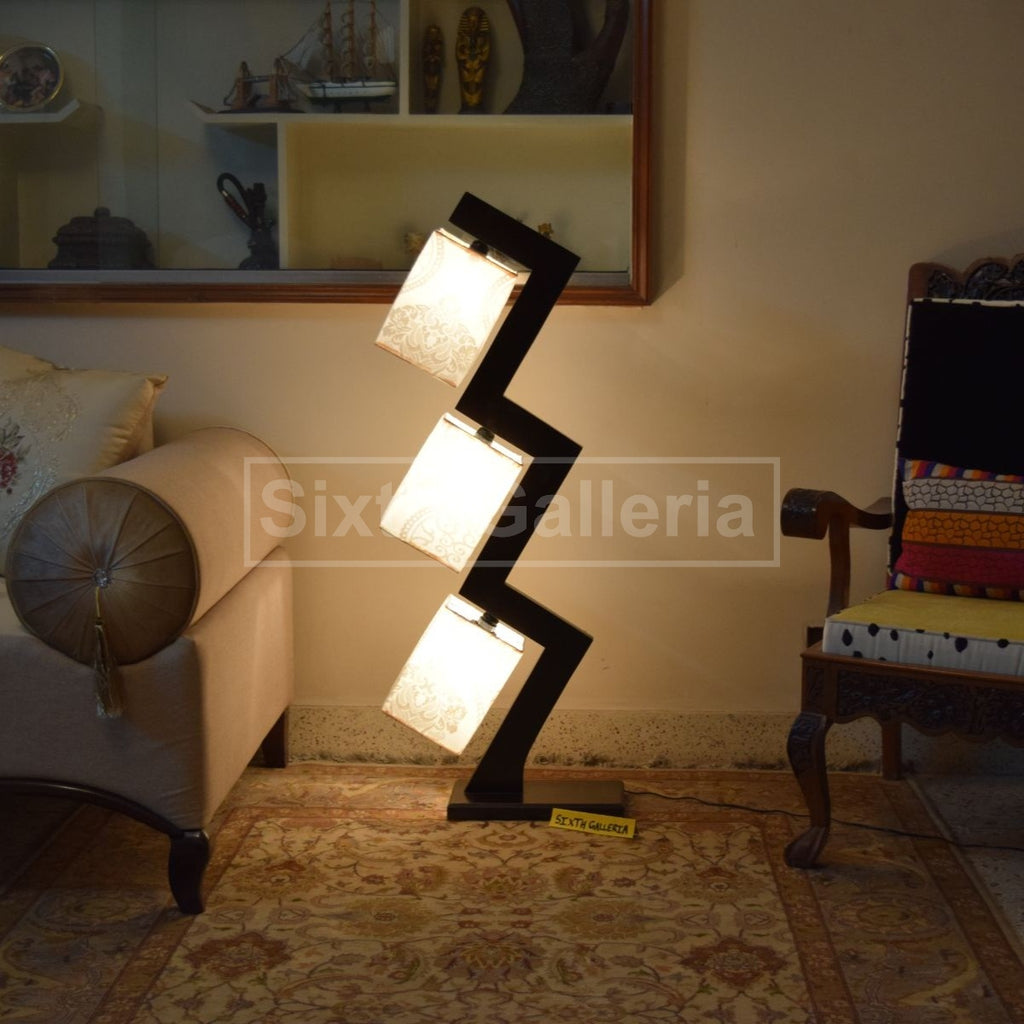 Zig Zag Floor Lamp