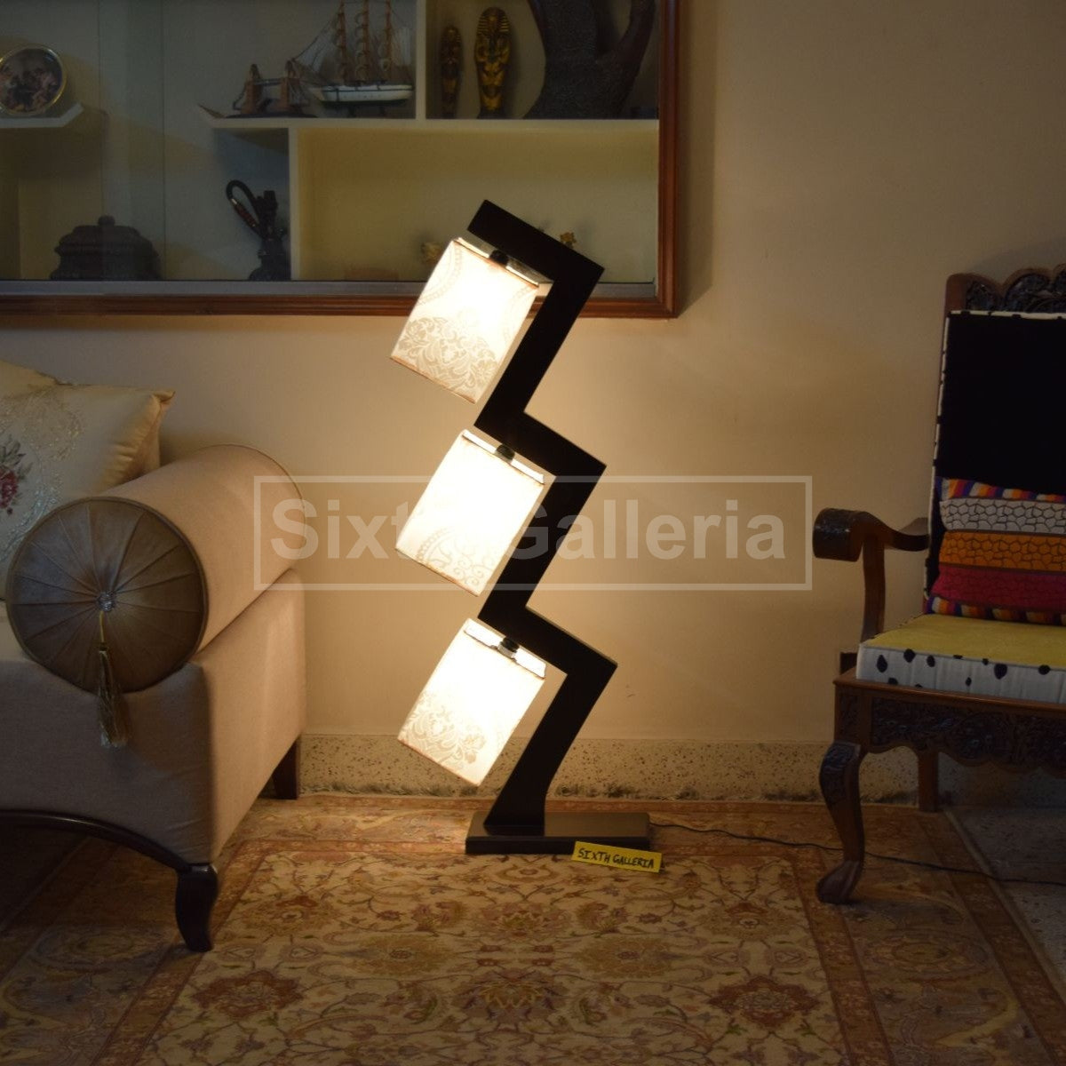 Zig Zag Floor Lamp