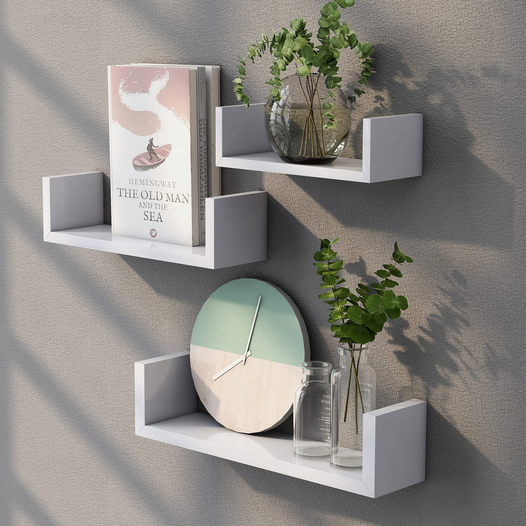 Alozay Shelf Set White