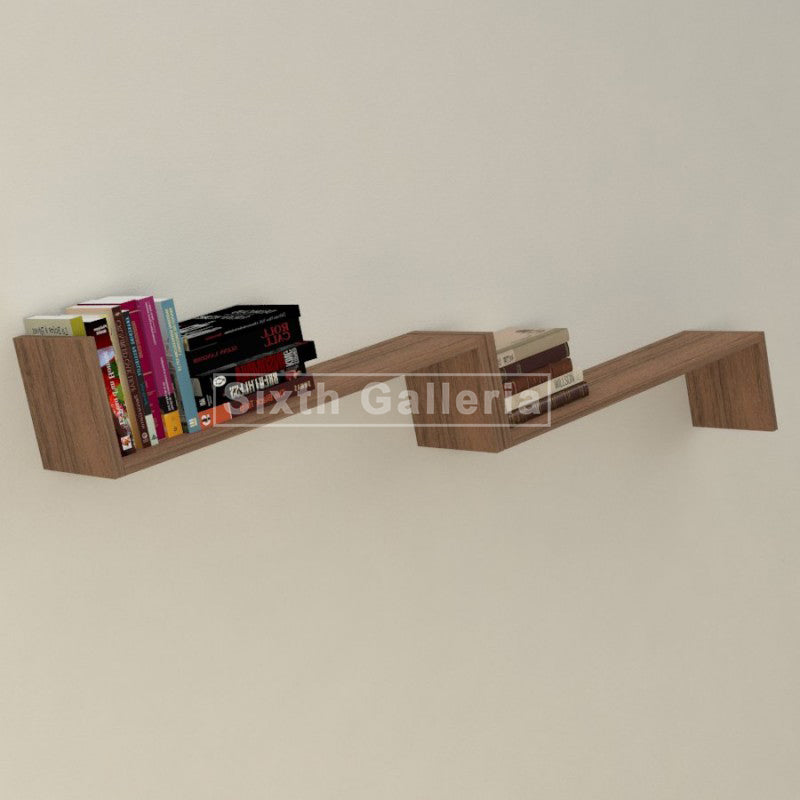 Camilia Shelves Walnut Brown