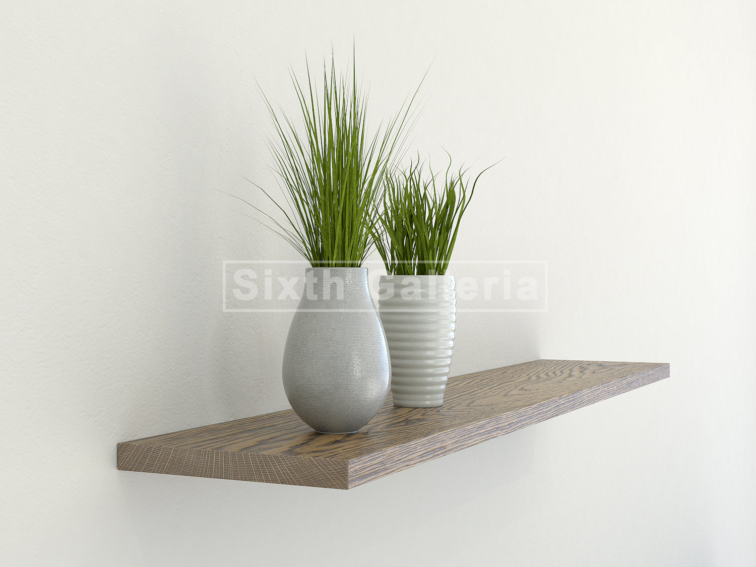Single Floating Shelf Walnut Brown