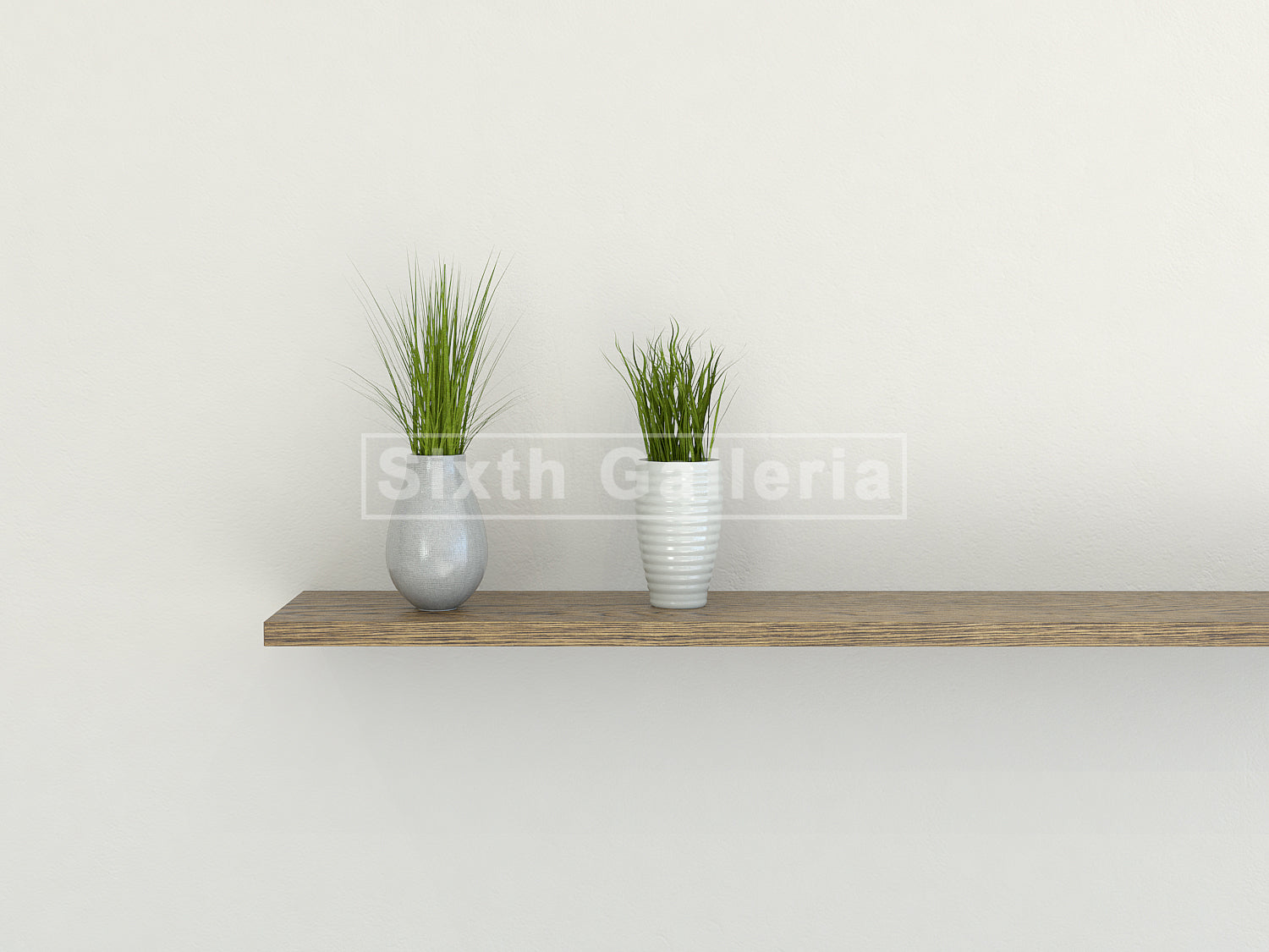 Single Floating Shelf Walnut Brown